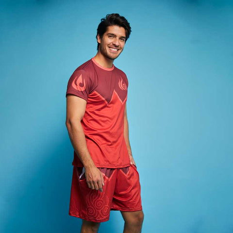 Playera Pijama Avatar Nación Del Fuego