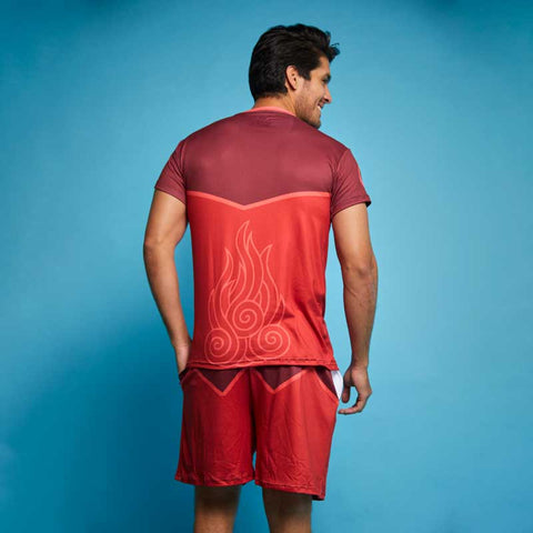 Playera Pijama Avatar Nación Del Fuego