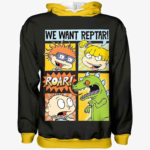 Sudadera Rugrats We Want Reptar Roar