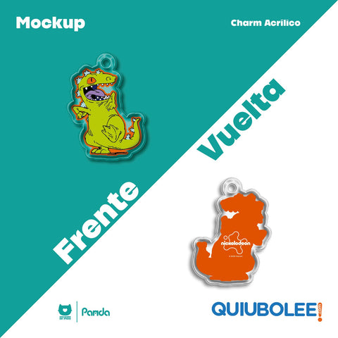 Charm Acrílico Reptar
