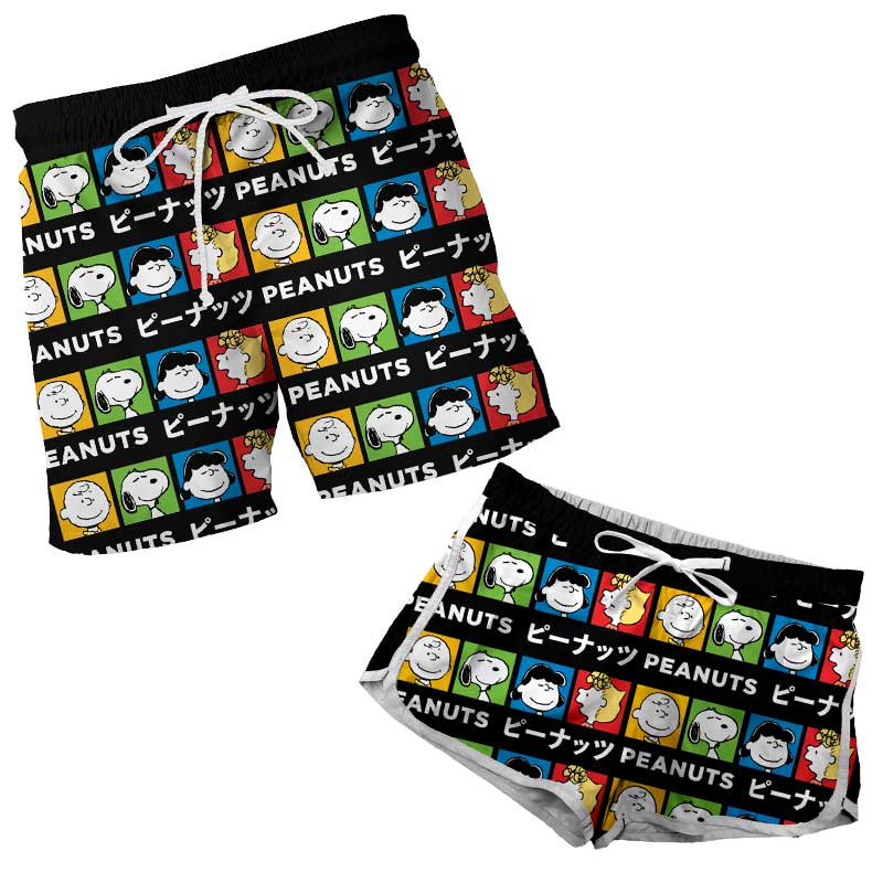 Short Pijama Peanuts Art Pop