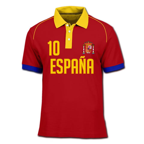 Playera Polo España Retro