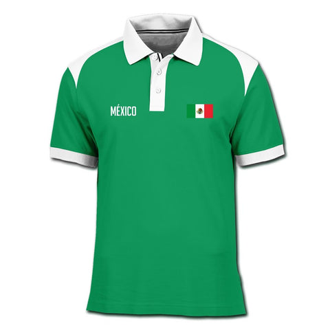 Playera Polo México Retro