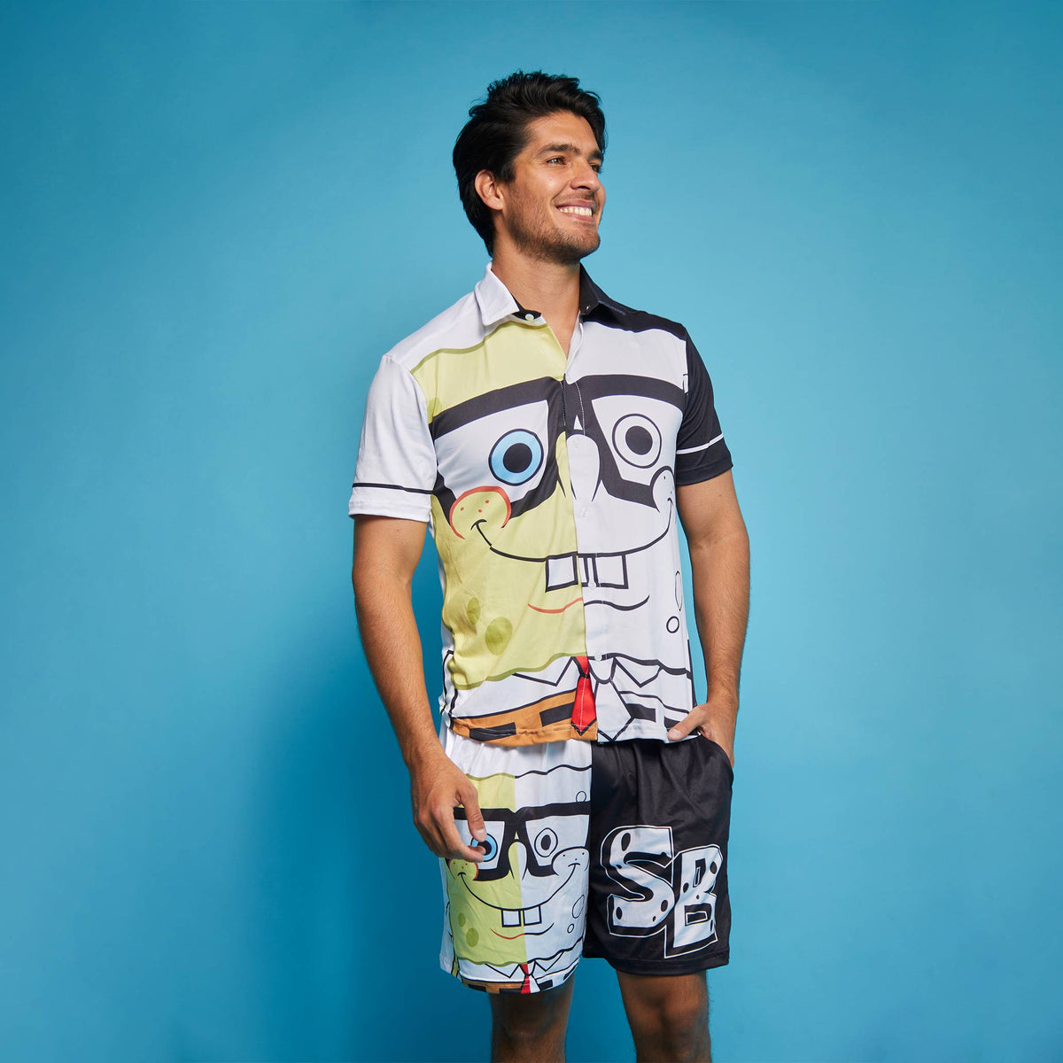 Conjunto Camisa Pijama Bob Esponja Colorless – QUIUBOLEE