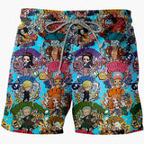 Short Pijama Mugiwaras Chibis