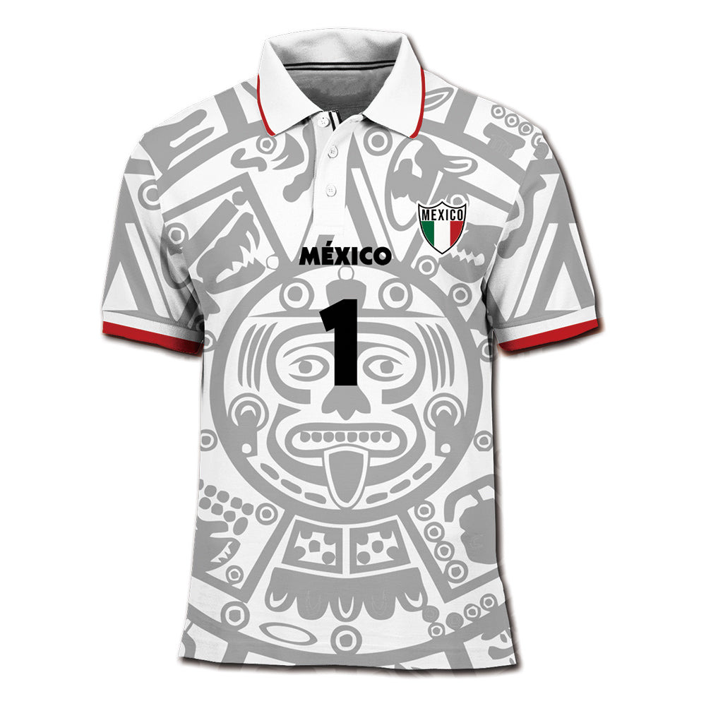 Playera Polo México Retro Personalizada
