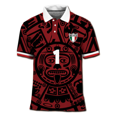 Playera Polo México Retro Personalizada