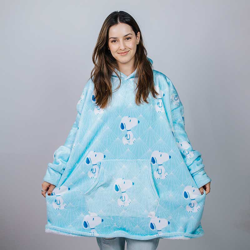 Sudaderota Snoopy Blue