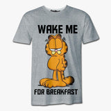 Playera Pijama Garfield Wake me - QUIUBOLEE