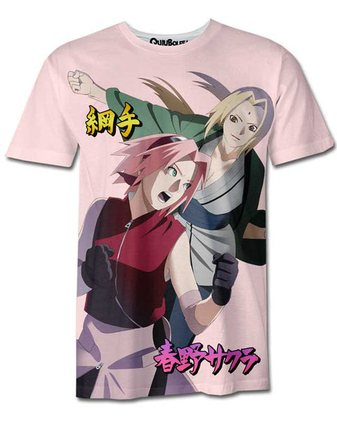 Playera Pijama Naruto Sakura Tsunade