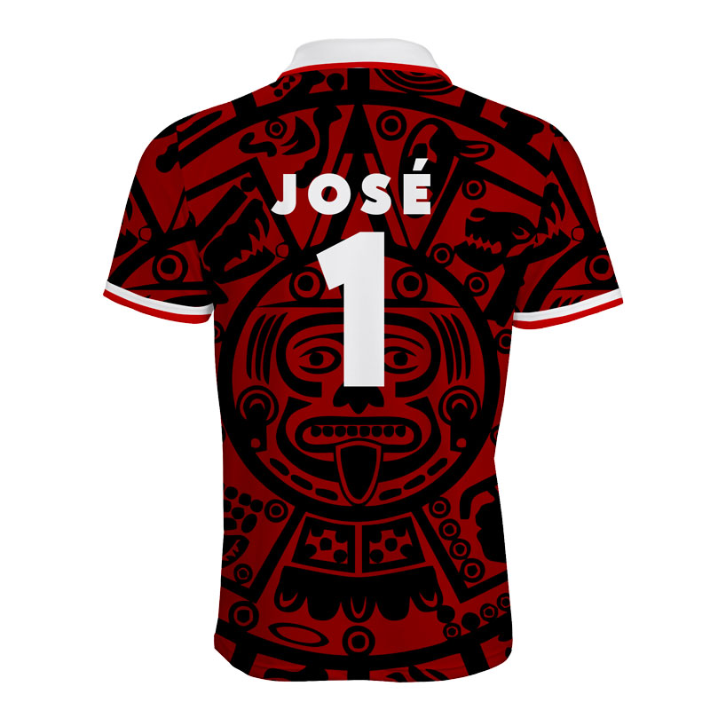 Playera Polo México Retro Personalizada