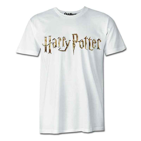 Playera Harry Potter Logo White