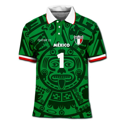 Playera Polo México Retro Personalizada