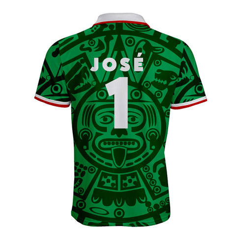 Playera Polo México Retro Personalizada