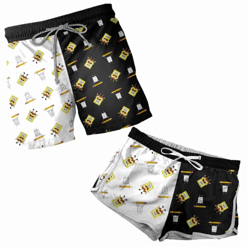 Short Pijama Bob Esponja Trazo