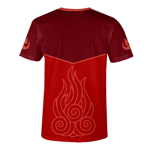 Playera Pijama Avatar Nación Del Fuego