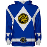 Sudadera Power Rangers Azul Oficial