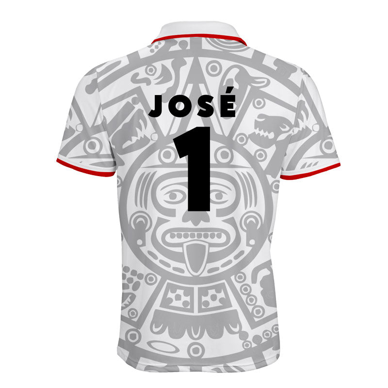 Playera Polo México Retro Personalizada