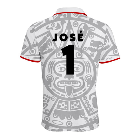 Playera Polo México Retro Personalizada