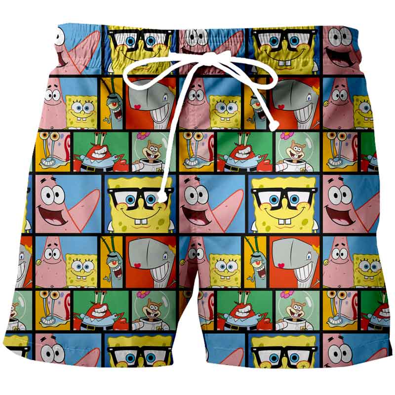 Traje De Baño Bob Esponja Cuadros
