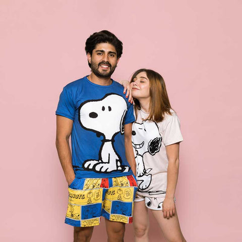 Conjunto Pijama Snoopy Peanuts Blue