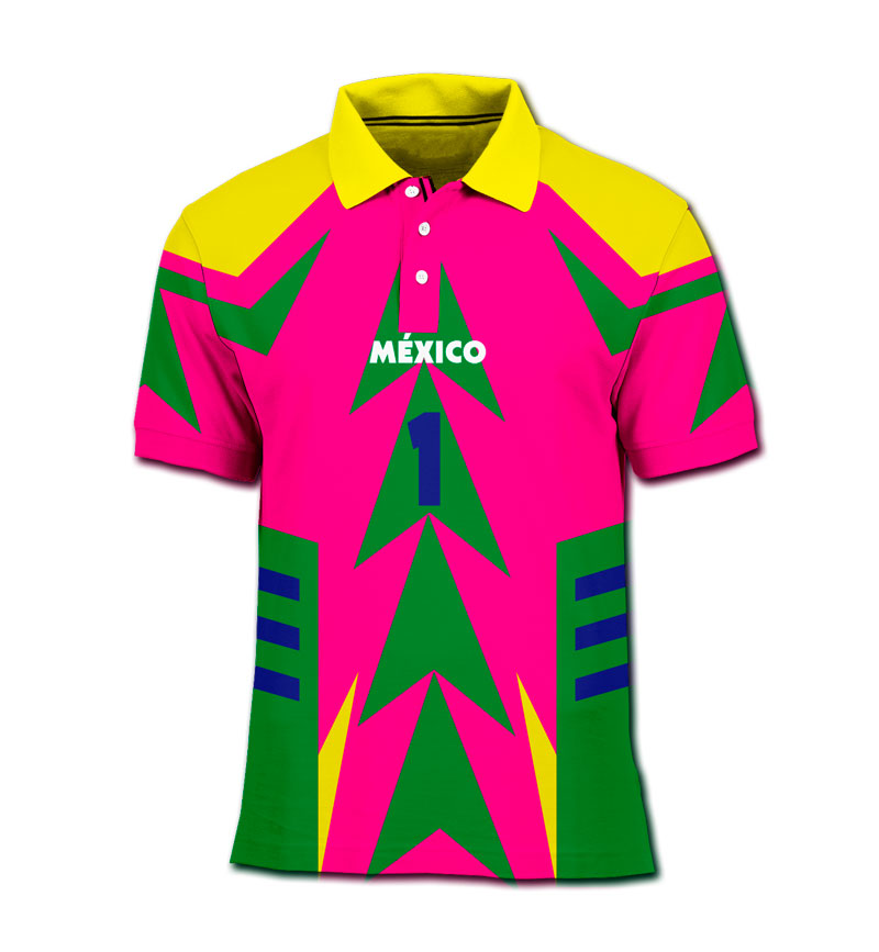 Camisa Polo Portero Retro Personalizada