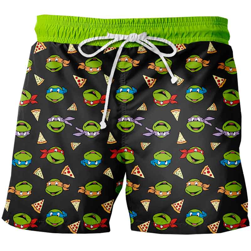 Short Pijama TMNT White