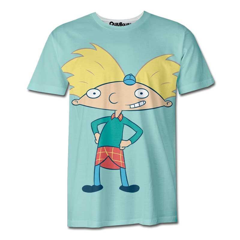 Playera Pijama Hey Arnold Oficial - QUIUBOLEE
