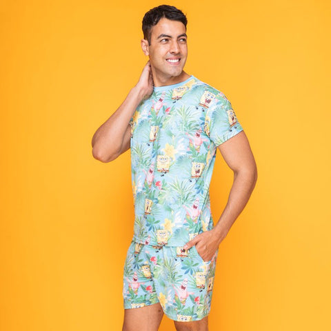 Short Pijama Bob Esponja y Patricio Tropical – QUIUBOLEE